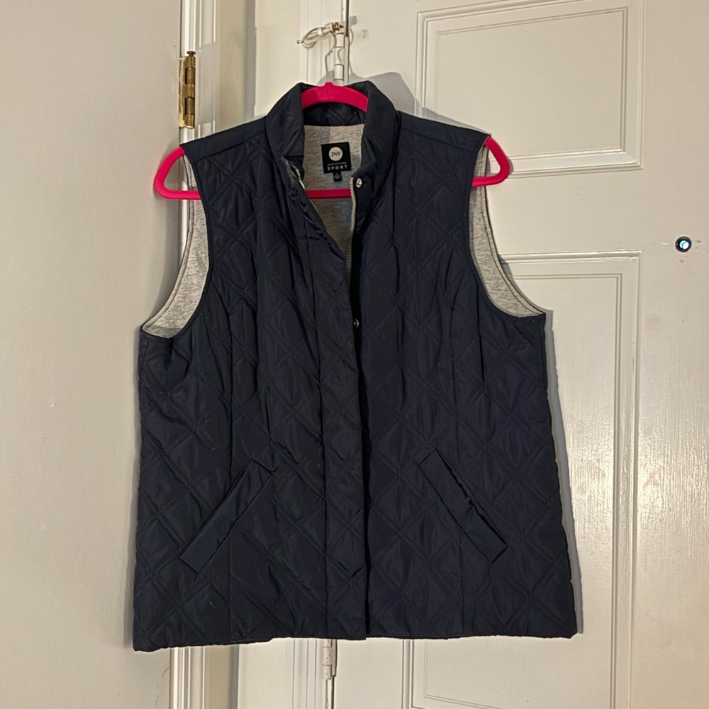 Navy blue vest